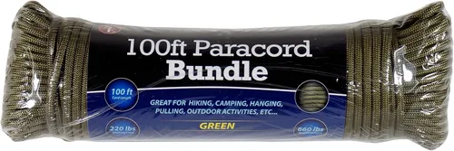 Vista 13 de SE Survivor Series 7-Strand 550 Paracord, 100' - PC100BK55