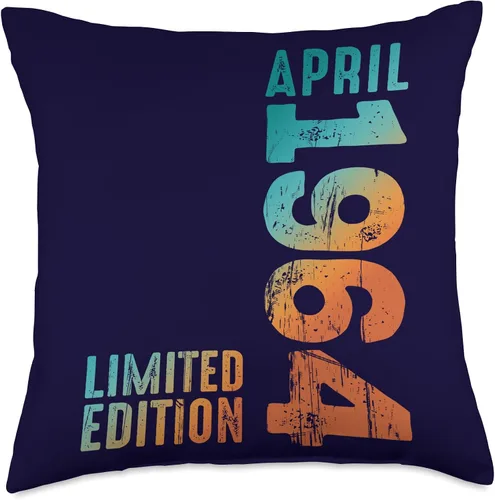 Vista 4 de Awesome Limited Edition April 1964 Retro 1964 Vintage 1964 Throw Pillow