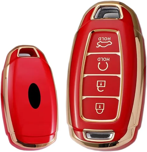 Vista 10 de ontto Funda protectora inteligente para llave de coche de 4 botones para Hyundai