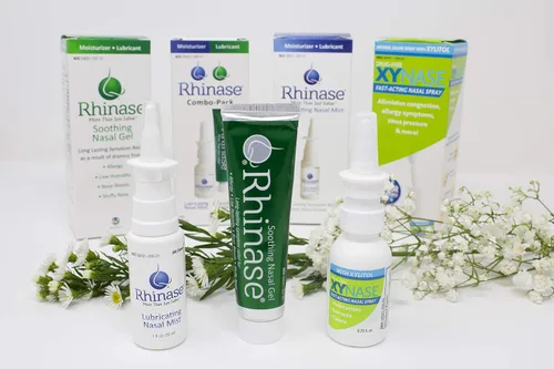 Vista 5 de Rhinase Gel nasal calmante XL 2.12 oz para la sequedad nasal por alergia (no isotónico o hipertónico), baja humedad, sangrado de nariz, nariz tapada