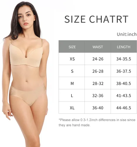 Vista 6 de SHARICCA Bikini sin costuras para mujer, braguitas invisibles, transpirables, suaves, elásticas, paquete múltiple