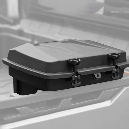 Vista 8 de A & UTV PRO Caja de almacenamiento de cama para Can Am Defender, HD10 HD9 HD8 HD5 Max/Can Am Commander, compatible con accesorios Can-Am Defender
