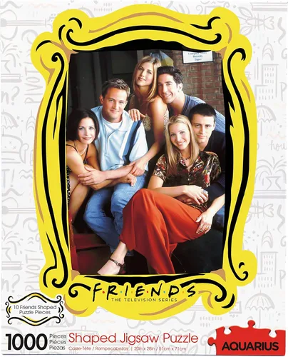 Vista 10 de Friends Apartment Diecut - Rompecabezas de 1000 piezas con 10 piezas de forma única, rompecabezas central para adultos, niños y familias Producto