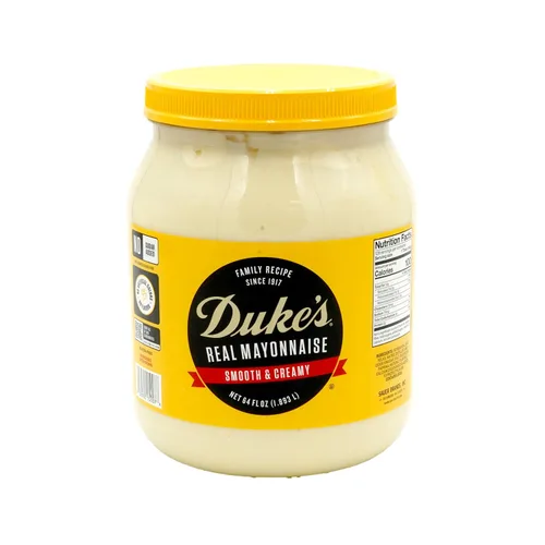 Vista 24 de Duke's Botella exprimible de mayonesa con sabor a tocino y tomate, ahumada y salada, 14 onzas (paquete de 1)