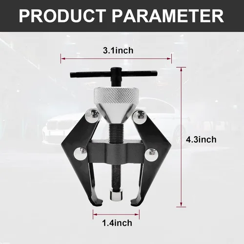 Vista 2 de Terminal de batería y extractor de brazo de limpiaparabrisas, herramienta de reparación de extractor de brazo de limpiaparabrisas automático