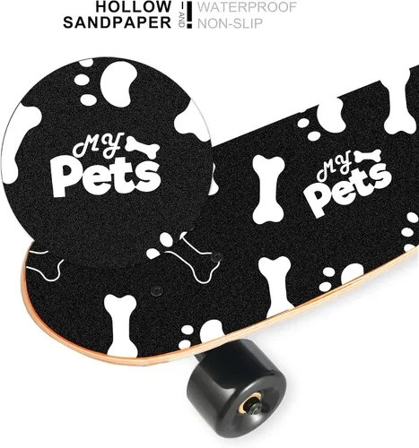 Vista 5 de Patineta completa para mascotas diseñada para perros y mascotas