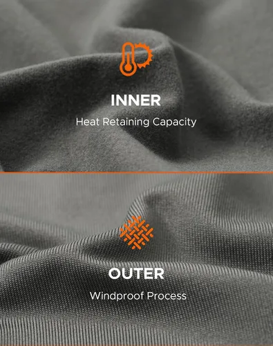 Vista 4 de INNERSY Ropa interior térmica para mujer, ligera, capa base larga