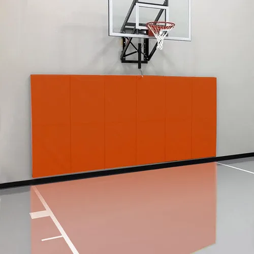 Vista 16 de Acolchados de Pared para Gimnasio Almohadilla de Protección de Pared para Cancha de Baloncesto - Colchoneta de Pared de Espuma Gruesa de 2" Negro