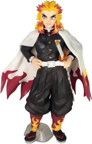 Vista 3 de Figura Ichibansho - Demon Slayer: Kimetsu no Yaiba - Kyojuro Rengoku (El Hashira), estatua coleccionable de Bandai Spirits