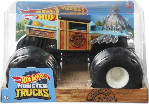 Vista 3 de Hot Wheels - Camiones Monstruo a escala 1:24 - Surtido para niños de 3, 4, 5, 6, 7 y 8 años, gran regalo, camiones de juguete a gran escala