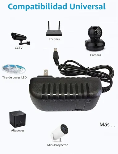 Vista 5 de Adaptador universal de CA de la fuente de alimentación de 12V DC 2A