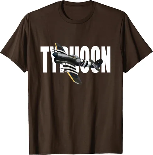 Vista 57 de RAF Hawker Typhoon WW2 Fighter Aircraft T-Shirt