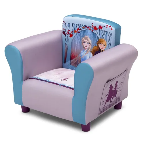Vista 7 de Delta Children Juego de mesa y silla para niños con almacenamiento (2 sillas incluidas), ideal para artes, manualidades y silla tapizada, madera
