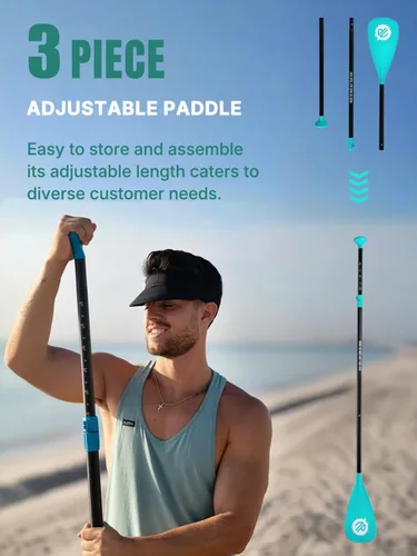 Vista 6 de Niphean Inflatable Stand Up Paddle Board with SUP Accessories