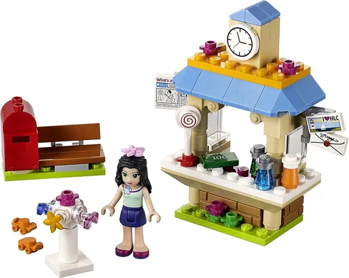 Vista 4 de LEGO Friends 41098 Kit de construcción de quiosco turístico de Emma