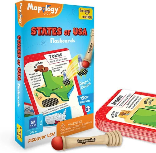 Vista 14 de Imagimake Mapology Man's Journey to Moon, Apollo 11 3D Model Kit para niños Kit educativo de modelo STEM, construye cohetes y satélites, regalo