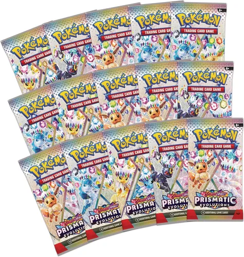 Vista 4 de Pokémon TCG: Colección Súper Premium de Evoluciones Prismáticas Escarlata y Violeta