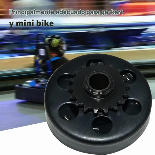 Vista 6 de Go Kart - Embrague centrífugo de 18 dientes de 3/4 pulgadas de diámetro n.º 35, cadena compatible con mini bicicleta y Go Kart Racing