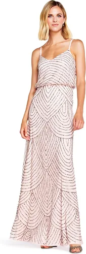 Vista 6 de Adrianna Papell Women's Long Beaded Blouson Gown