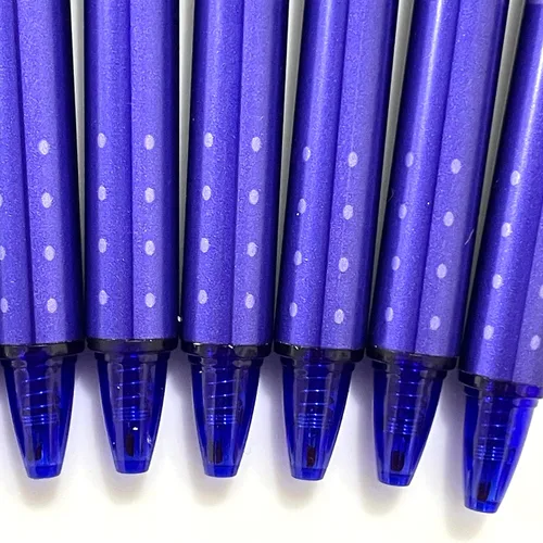Vista 7 de sencoo Paquete de 5 bolígrafos de gel azul borrables retráctiles y borrables de tinta azul para estudiantes, papelería, oficina, premios escolares