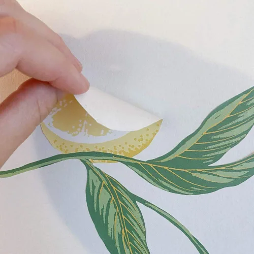Vista 6 de Tempaper Calcomanías de pared para despegar y pegar, amarillo y verde (20 unidades)