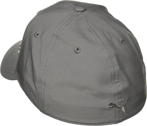 Vista 2 de Puma - Gorra elástica para hombre, Gorra ajustable, S-M, GrisPlateado
