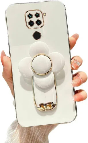 Vista 78 de Miagon - Funda con soporte para Xiaomi Redmi A1, galvanizado suave TPU protector delgado a prueba de golpes con molinete giratorio soporte de flores