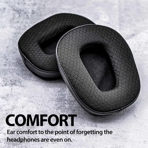 Vista 4 de B450-XT B550-XT Kit de almohadillas de repuesto compatibles con auriculares B450-XT B550XT I B450 B550 XT Accesorios (malla híbrida)