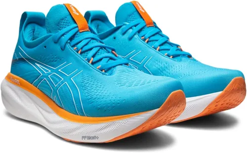 Vista 2 de ASICS Gel-Nimbus 25 - Tenis de correr para hombre, Sheet RockIndigo Blue