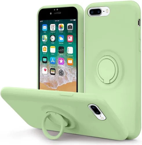 Vista 10 de MOCCA - Funda protectora de silicona con soporte, antiarañazos, de cuerpo completo y a prueba de golpes para iPhone XS/X de 5.8 pulgadas, morado