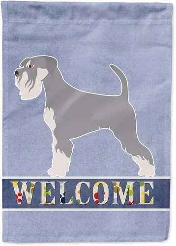 Vista 132 de Caroline's Treasures BB8334GF AIDI Bandera de jardín para perro de montaña del Atlas, bandera de buzón azul, bandera decorativa para patio exterior