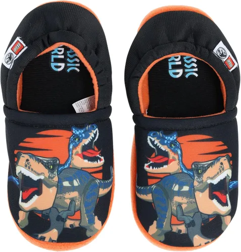 Vista 4 de LEGO Jurassic World Boys 2 Piece Cotton Pajamas with Slippers