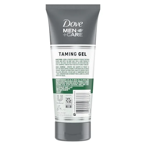 Vista 2 de DOVE MEN + CARE Gel de peinado de 3 unidades de gel para domar el cabello para una sujeción fuerte, producto de peinado para un cabello más grueso