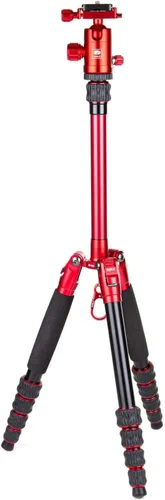 Vista 2 de SIRUI Trípode para cámara AM-1204K - Trípode ligero de fibra de carbono con cabezal de bola K-10X con funda, convertible a monopie Negro