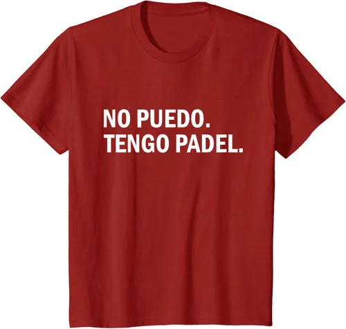 Vista 77 de Camiseta de jugador divertido No Puedo Tengo Padel Hobby