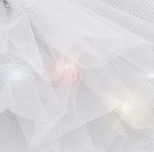 Vista 46 de Faldas de tutú LED para mujer, falda de tul con capas para baile de ballet, faldas iluminadas para disfraz de fiesta