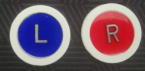 Vista 2 de Marcadores de rayos X estilo identificador"L" y"R" sin iniciales