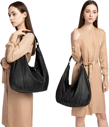 Vista 6 de KILAMAL Bolsos Hobo para mujer Bolsos de hombro y bolsos
