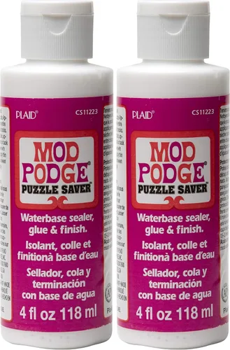 Vista 3 de Mod Podge - Protector de rompecabezas Pegamento (2 onzas), 2 onzas, Versión original 2 fl oz
