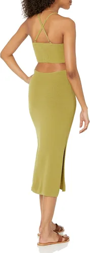 Vista 2 de The Drop Zuri - Vestido largo ajustado para mujer