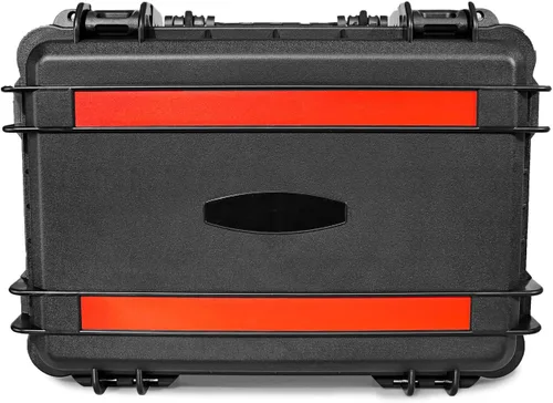 Vista 4 de Funda rígida impermeable con inserto de espuma personalizable para bricolaje, 19 x 14 x 8 pulgadas