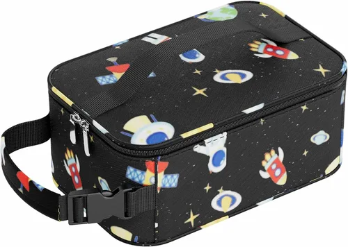 Vista 10 de HowFly Pequeña bolsa de merienda aislada para niños - Lonchera para mujeres/hombres - Bolsas de almuerzo enfriadoras plegables y reutilizables
