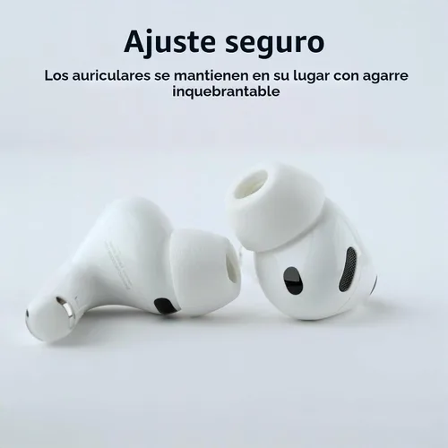 Vista 4 de Comply TrueGrip MAX Almohadillas de recambio de espuma viscoelástica premium para Apple AirPods Pro de tercera generación Comodidad duradera