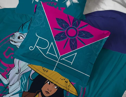 Vista 6 de Jay Franco - Juego de ropa de cama Verde azulado - Raya