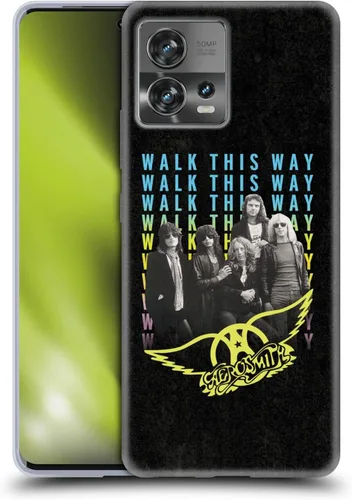 Vista 116 de Head Case Designs Officially Licensed Aerosmith Back in The Saddle Again Classics Gel Case [Military Grade Protection] Compatible with Moto E7