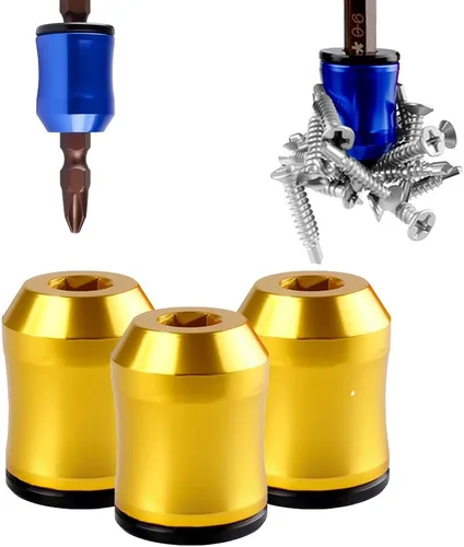 Vista 8 de Anillo magnético de cabeza de destornillador de mejora, anillo magnético de cabeza de destornillador con soporte de destornillador con diseño