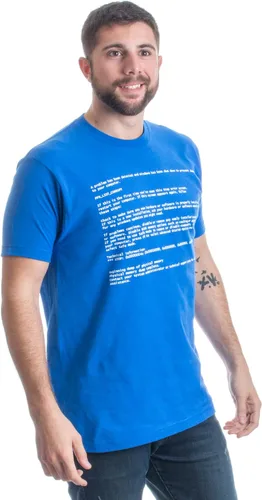 Vista 3 de Blue Screen of Death Geeky Windows Error, Funny Computer Nerd - Camiseta unisex, Azul Patchwork
