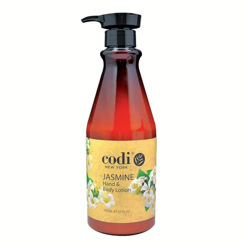Vista 2 de CODi Loción de jazmín - Loción corporal y de manos con bomba para mujeres y hombres - Loción corporal de jazmín con maravilloso aroma a jazmín