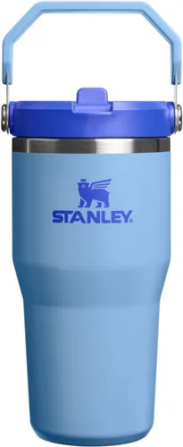 Vista 132 de STANLEY IceFlow 2.0 - Vaso con pajilla abatible con asa, 30 onzas, tapa giratoria y popote abatible, botella de agua a prueba de fugas, acero Tiza