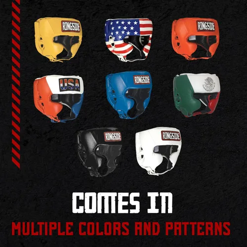 Vista 6 de Ringside, Muay Thai, MMA, casco con protección para enfrentamiento de boxeo con laterales